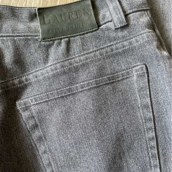 Vintage Lauren by Ralph Lauren Petite Size 6 Charcoal Straight Leg Office Pants - Picture 7 of 7